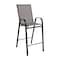Flash Furniture 2PK Gray Outdoor Barstools with Flex Material 2-JJ-092H-GR-GG - alternate 2